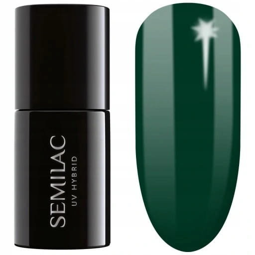 Semilac SEMILAC 309 PINE GREEN Lakier hybrydowy 7ml