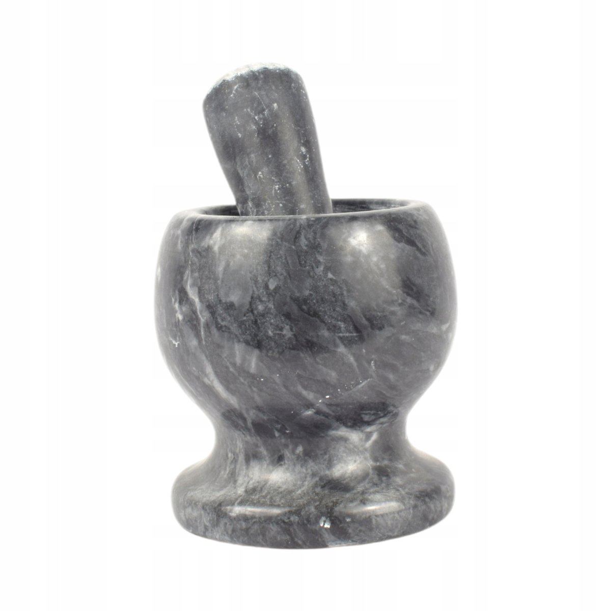 Tadar MOŹDZIERZ MARMUROWY Z TŁUCZKIEM 8 X 6 CM CZARNY 5903313401647