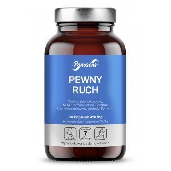 PANASEUS Panaseus Pewny Ruch 490 mg 50 kap chrząstka rekina YA434