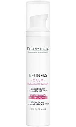 Biogened S.A. Dermedic Redness Calm krem korygujący na dzień UV+ IR 40 ml