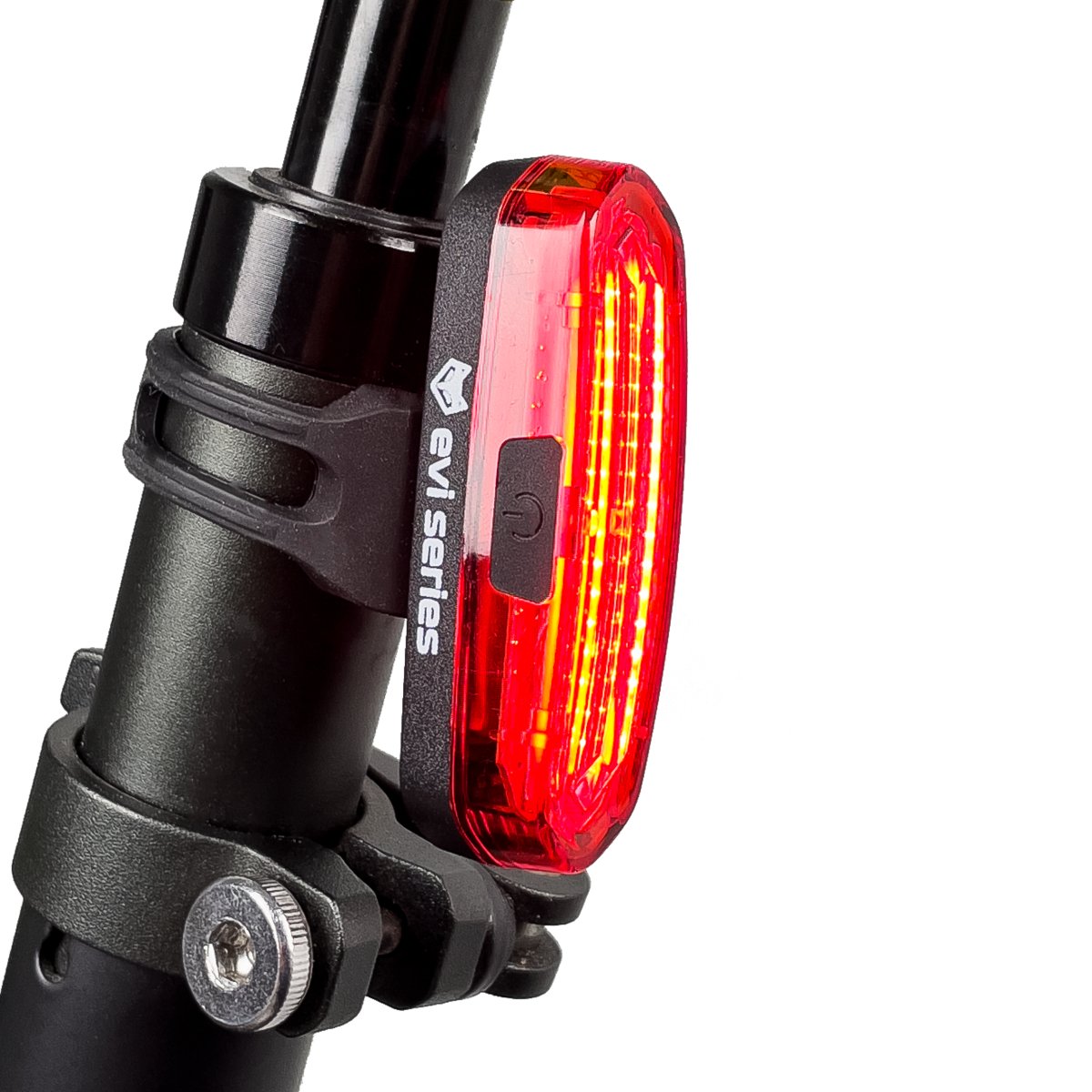 Lampka rowerowa tylna EVI iLIGHT PRO REAR mocna do 15h LED na USB