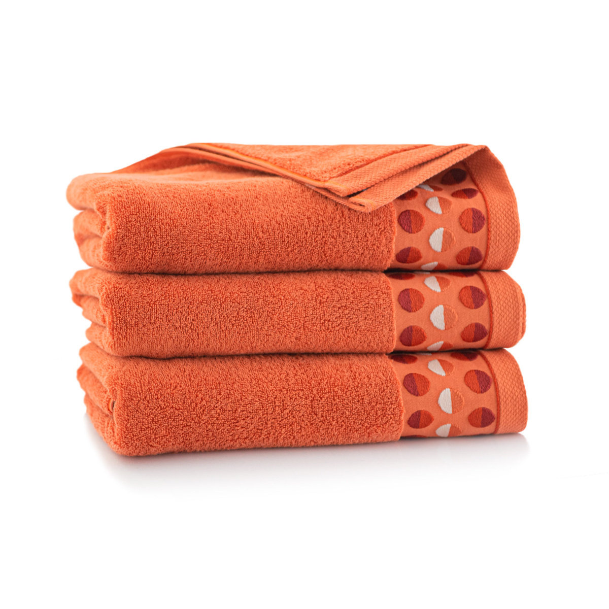 Zwoltex Ręcznik bawełniany pomarańczowy 9242BD 9242BD SAM 50x90