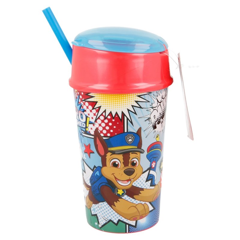 Bidon Ze Słomką 410Ml Psi Patrol Chase