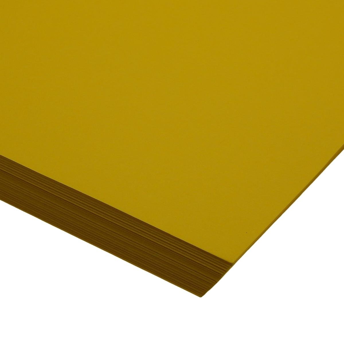 Papier Kolorowy A4 80G Ciemno Żółty 100 Ark