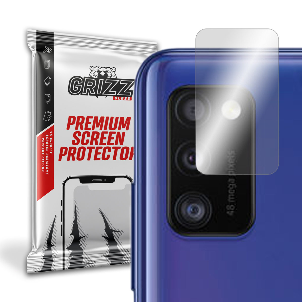 GrizzGlass HybridGlass Camera szkło hybrydowe na obiektyw do Samsung Galaxy A41