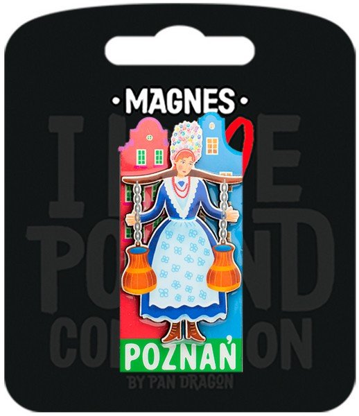 PAN DRAGON Magnes I love Poland Poznań ILP-MAG-C-POZ-04