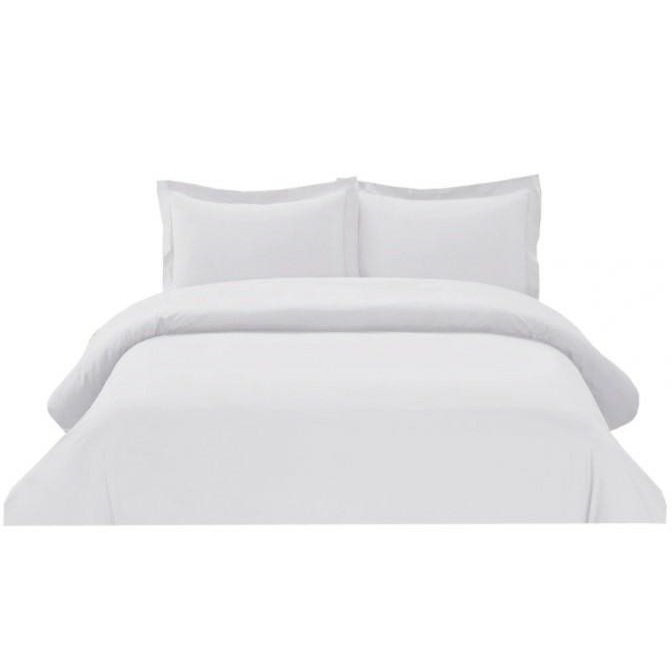 Komplet Pościeli Hotelowej 140X200 Biała 100% Bawełna