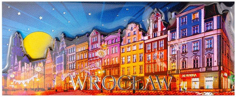 PAN DRAGON Magnes I love Poland Wrocław ILP-MAG-C-WR-30