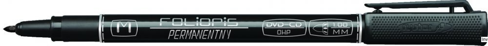 Rystor Foliopis Marker Do Płyt Czarny M Pudełko 10 Sztuk