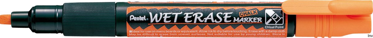 Pentel kredy marker, pomarańczowy SMW26-FO