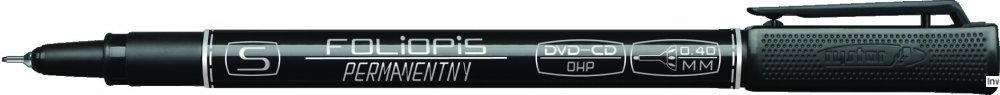 Rystor Foliopis Marker Do Płyt Czarny S Komplet 10 Sztuk