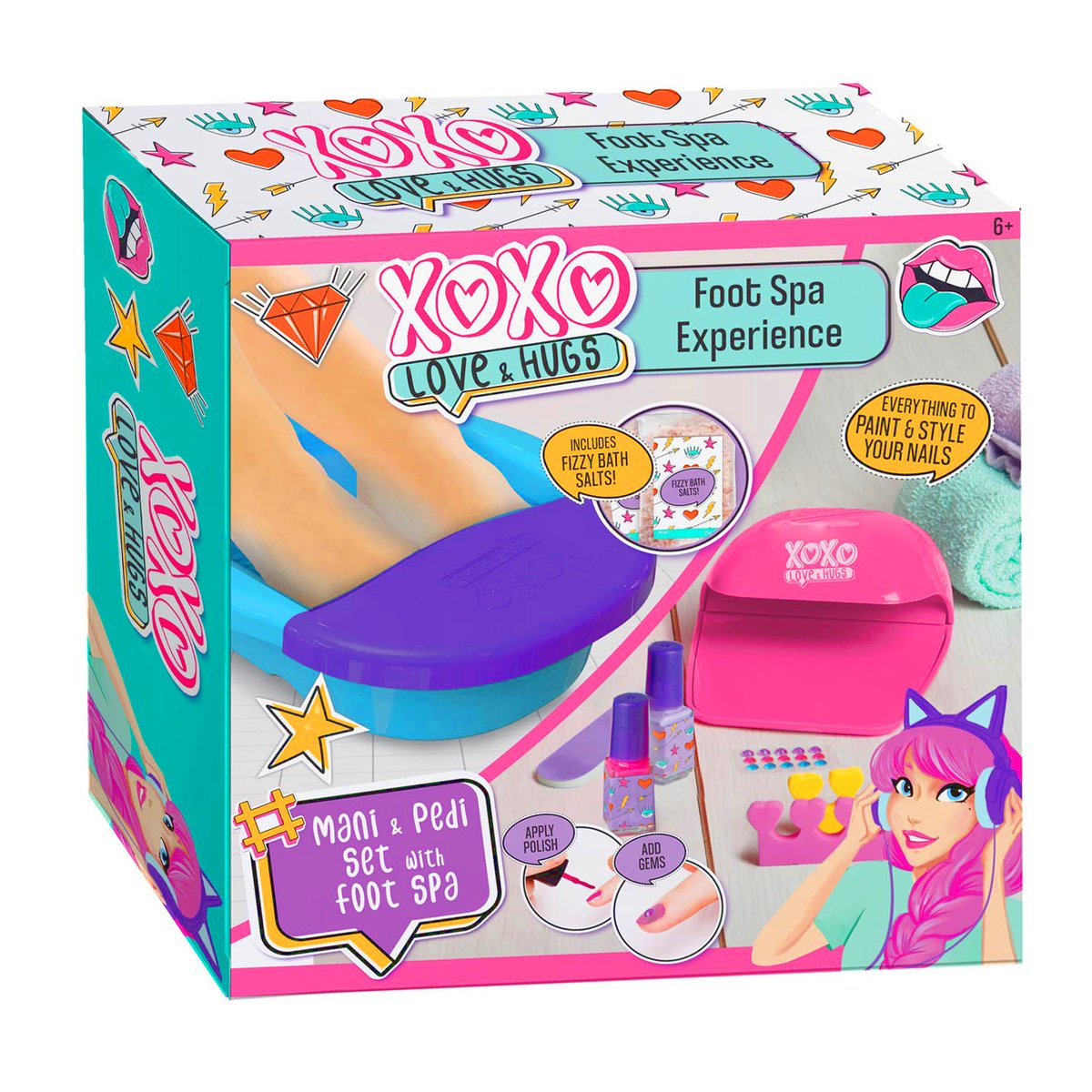 Zestaw Spa Do Robienia Manicure Pedicure Dla Dziewczynki Xoxo