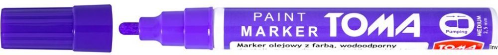 TOMA Marker olejowy TO-440 2.5mm fioletowy PI62REY