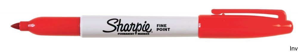 Marker Permanentny Sharpie Fine Czerwony S0810940