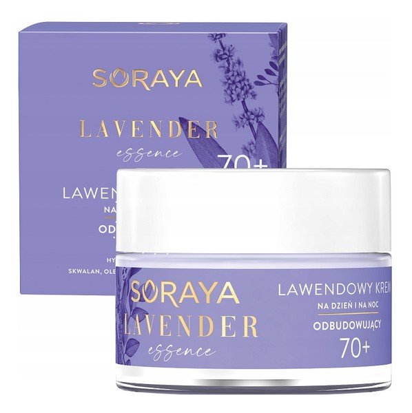 Soraya LAVENDER ESSENCE Balsamiczny krem odbudowujący na dzień i na noc 70+ 50 ml