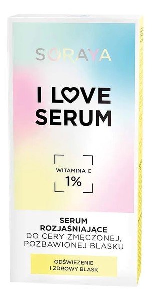 SORAYA Soraya I Love Serum rozjaśniające do cery zmęczonej i pozbawionej blasku 30ml