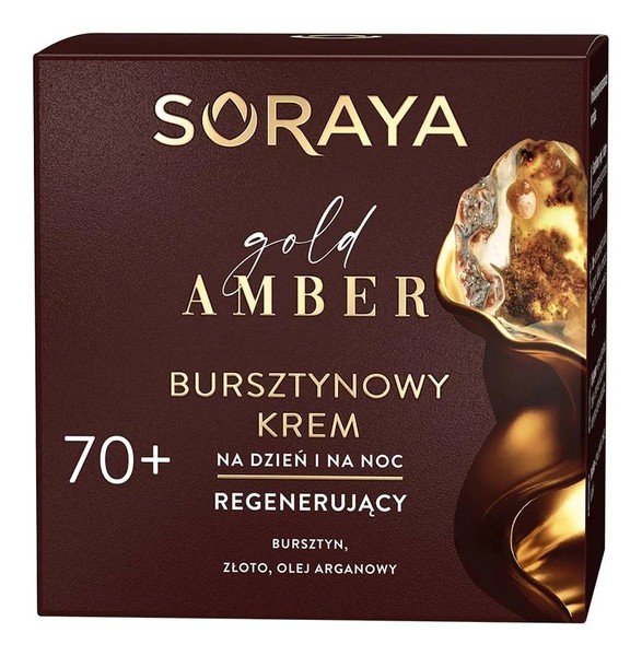 Soraya AMBER Bursztynowy krem regenerujący na dzień i na noc 70+ 50 ml