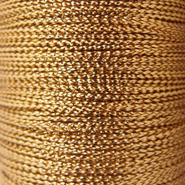 kufer-pasmanteria.pl Sznurek metalizowany Hm 01 (100mb) Złoty F167-398BC