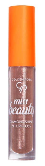 Golden Rose Miss Beauty - Diamond Shine 3D Lipgloss - Błyszczyk do ust - 4,5 ml - 03 Sunkissed
