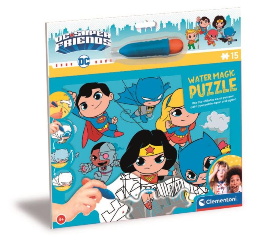 Clementoni Puzzle 15 Water Magic Dc Superfriends -