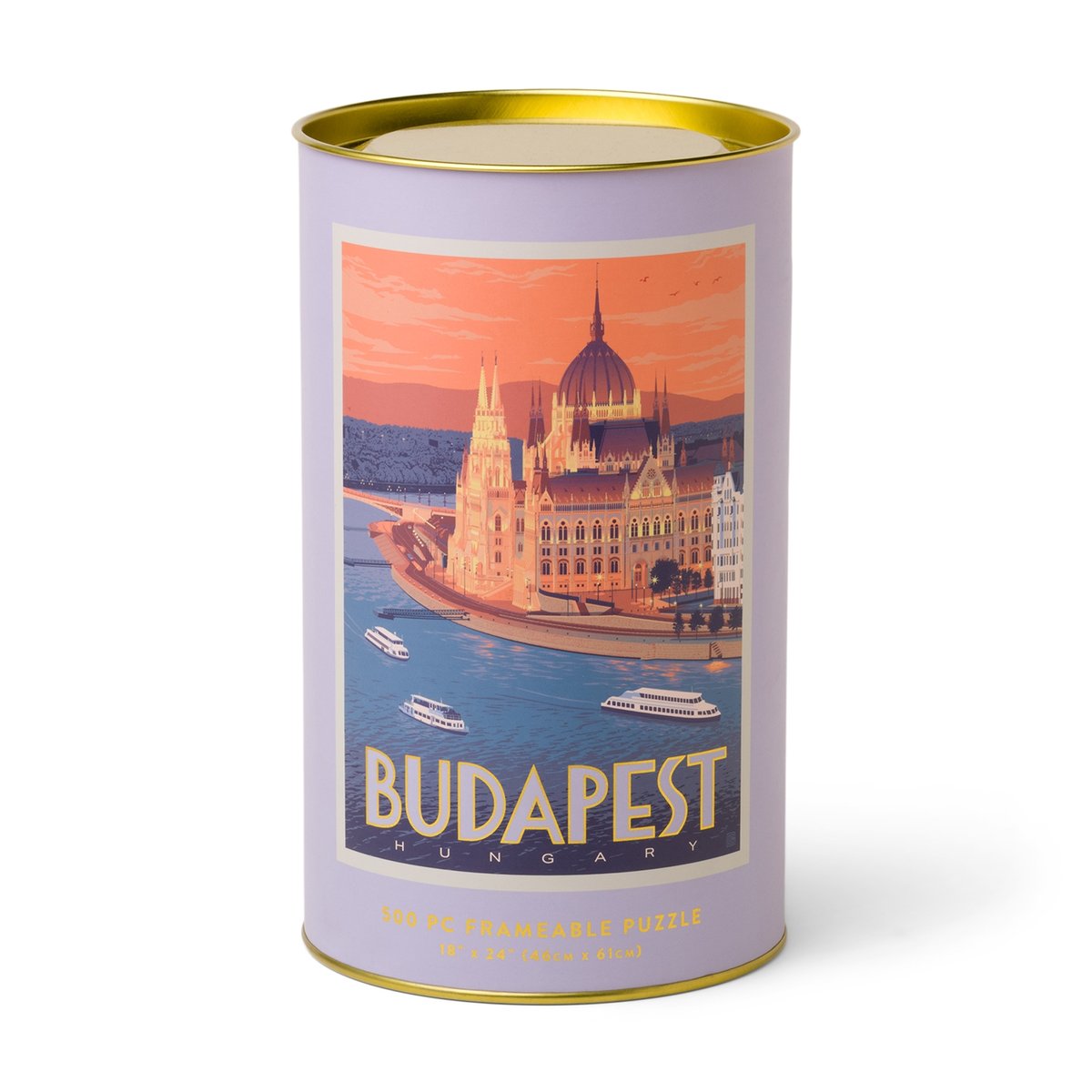 Puzzle W Tubie 500 Szt. - Budapest | Designworks Ink