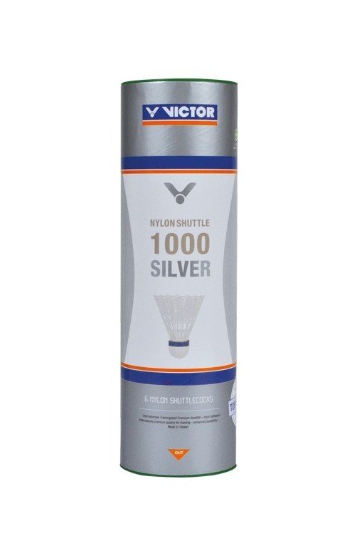 Victor Shuttle 1000 lotka nylonowa, 3 sztuki lub 6 sztuk do wyboru, puszka z 6 szt. 008/2/0