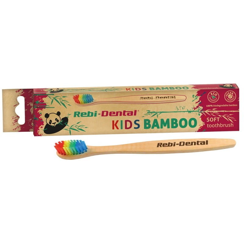 Szczoteczka do zębów dla dzieci Kids Bamboo, Rebi-Dental