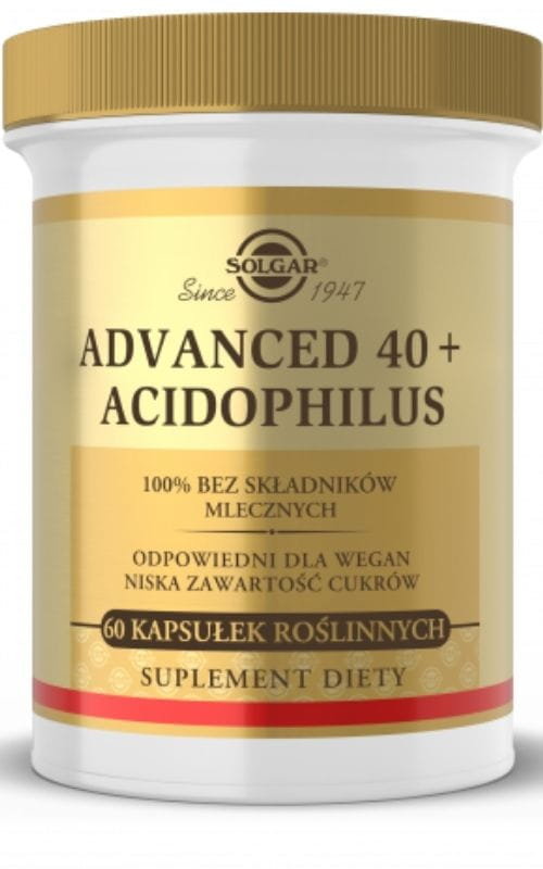 Solgar Advanced 40+ Acidophilus 60 kapsułek