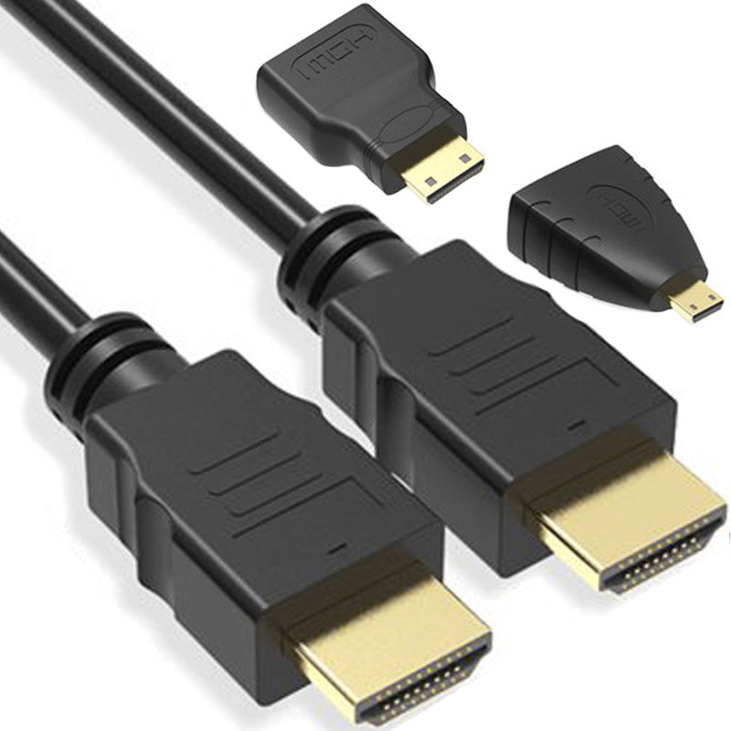 Kabel Hdmi 2.0 4K Adaptery Mini Micro Uhd 1.5M