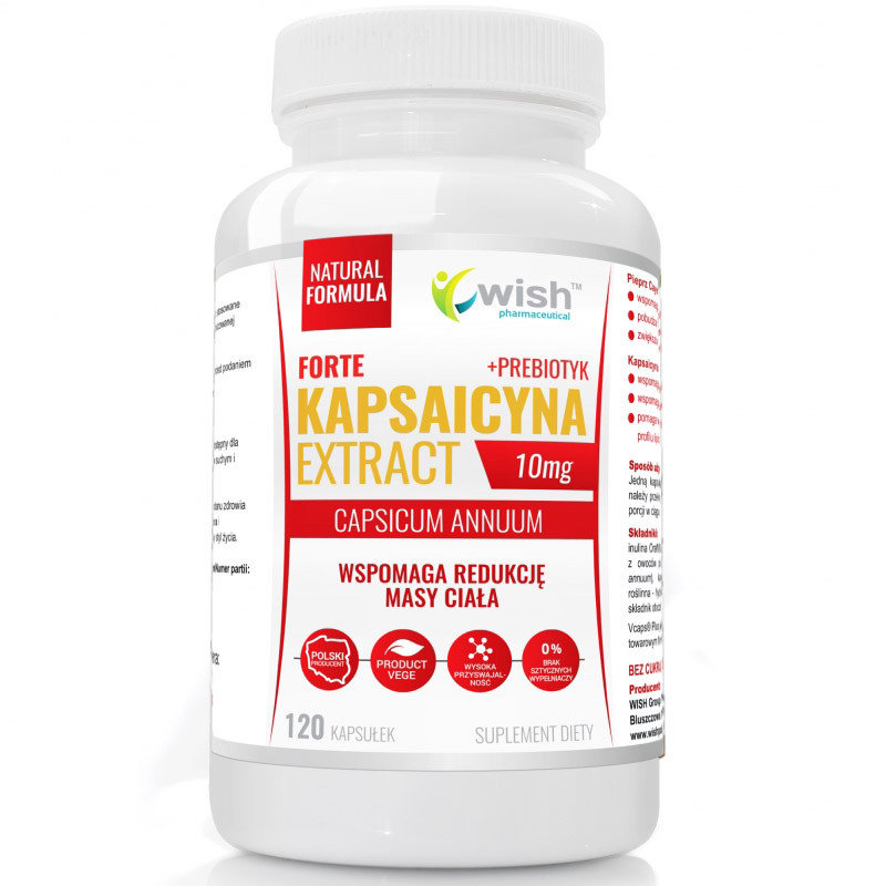 WISH WISH Kapsaicyna Extract Forte 10mg 120caps