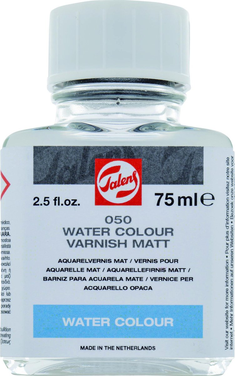 Werniks Końcowy Matowy Akwarele 75Ml 050 Talens  Water Colour Varnish Matt