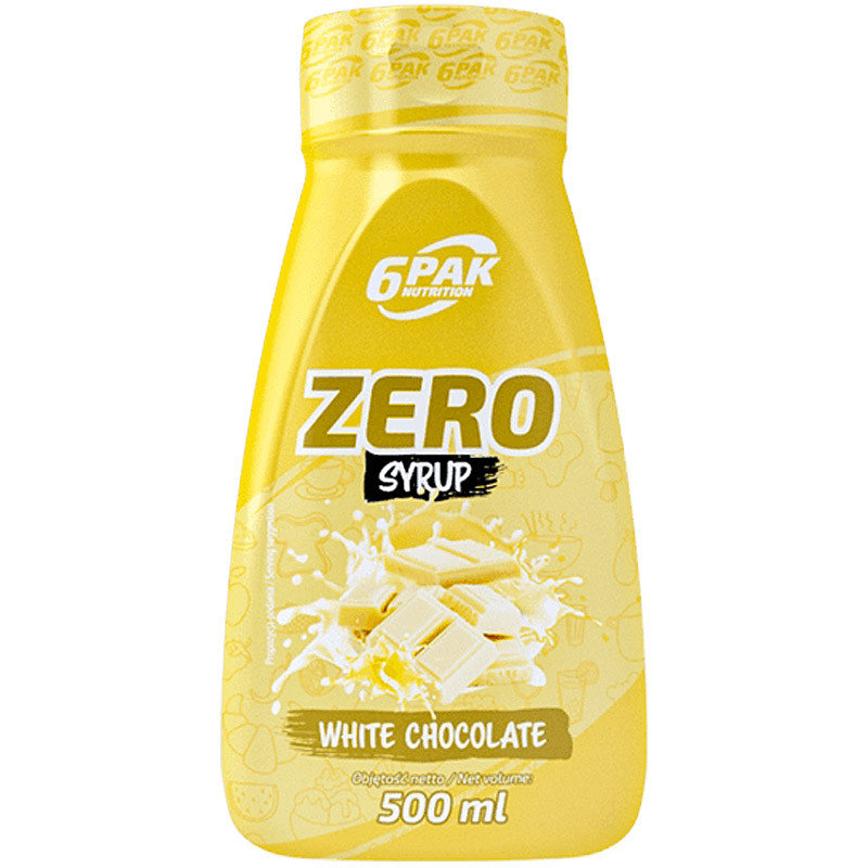 6PAK Nutrition 6PAK Nutrition Zero Syrup White Chocolate 500ml