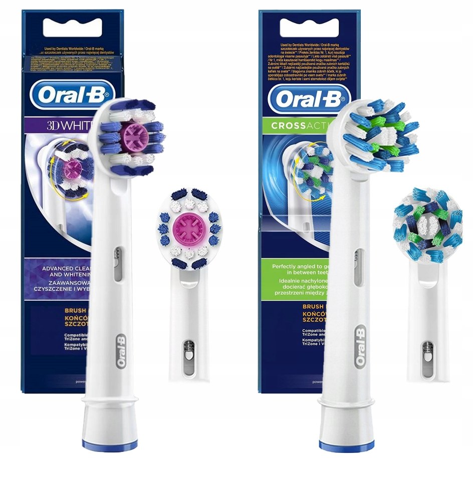 Końcówka do szczoteczek ORAL-B Cross 3D, 2 szt.