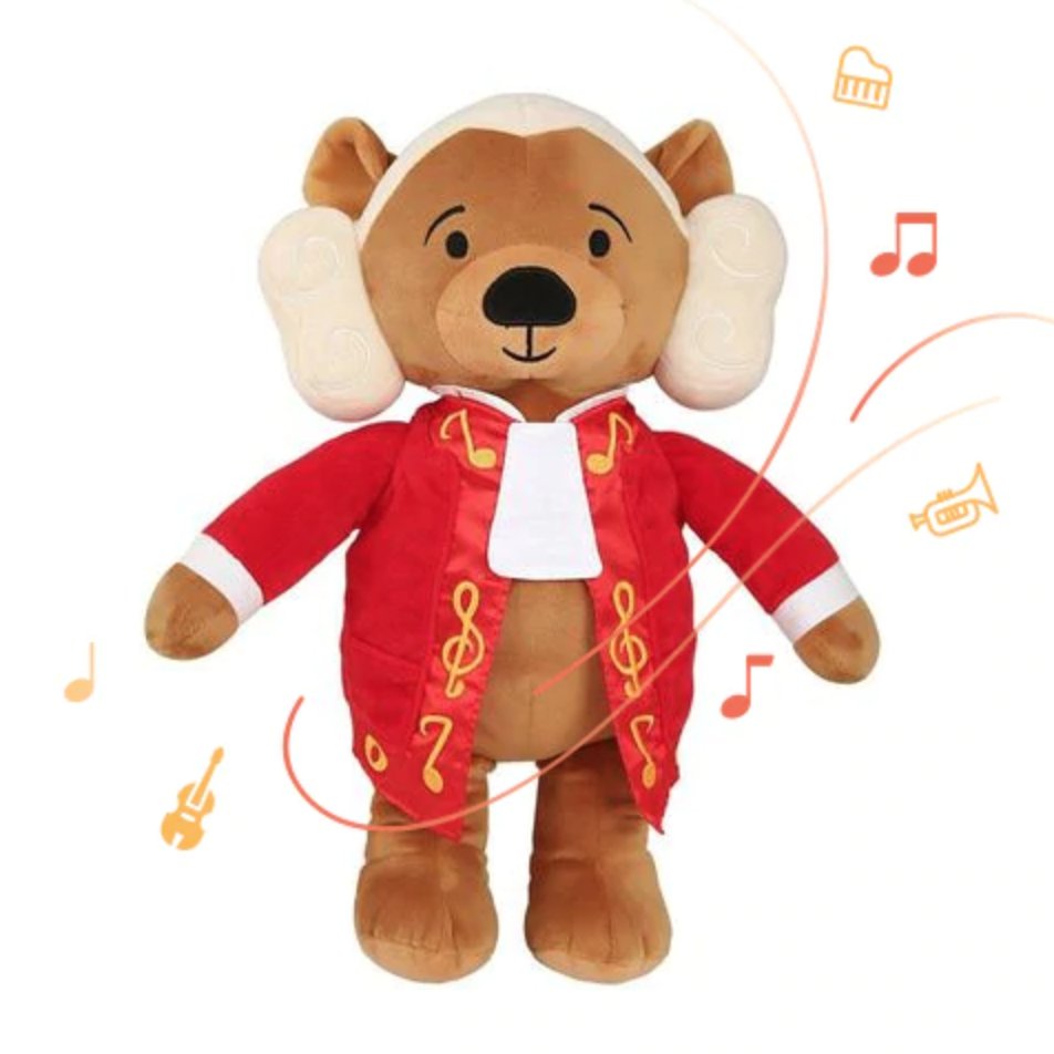 Zabawka Edukacyjna Grająca Muzykę Mozarta - Miś Amadeusz - Mali Wirtuozi