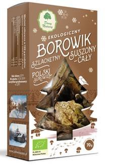 Dary Natury inne BIO BOROWIK SZLACHETNY SUSZONY CAŁY BIO 70 g - (PRODUKT SEZONOWY) 5903246864038