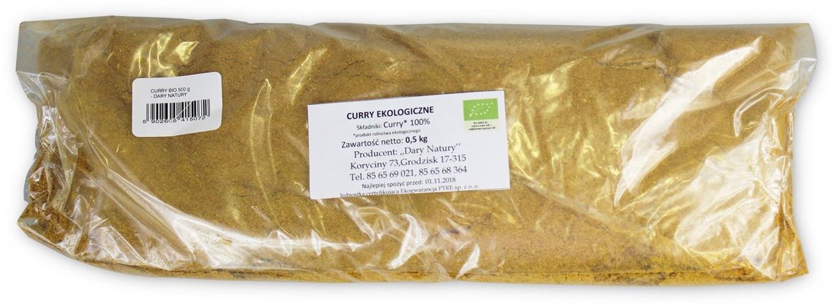 Dary Natury HORECA - pozostałe CURRY BIO 500 g - HORECA BP-5903246868647