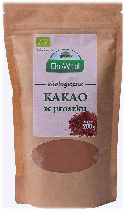 Kakao w proszku BIO 200 g EkoWital
