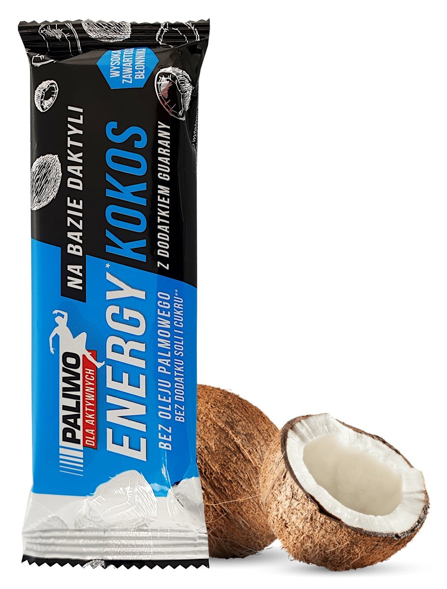 NaturAvena Baton Proteinowy z Wiórkami Kokosowymi i Guaraną bez dodatku cukru 50g - NaturAvena