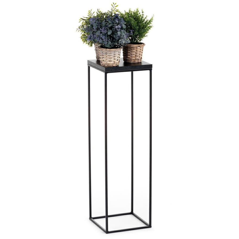 Kwietnik stojący 80 cm BasicLoft czarny