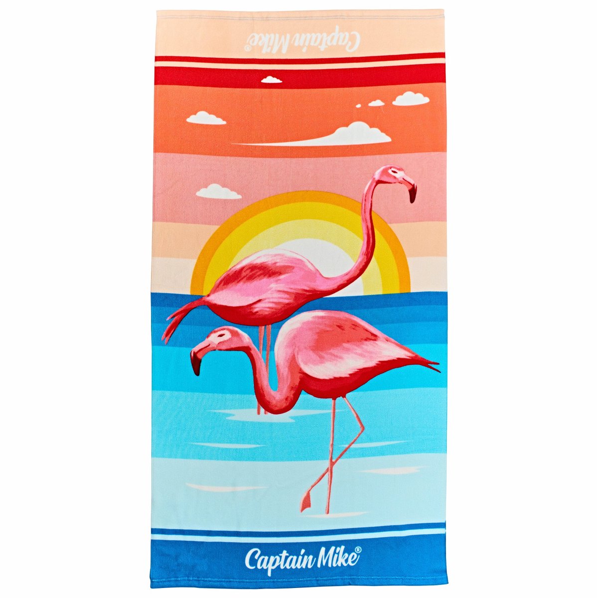 Szybkoschnący Ręcznik Plażowy Flamingi 70X140 Duży Captain Mike