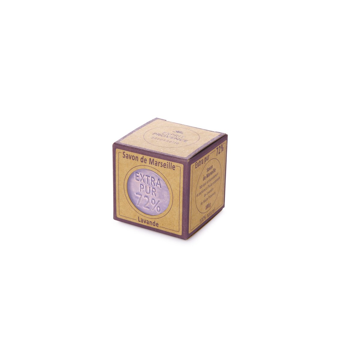 ESPRIT PROVENCE MYDŁO MARSYLSKIE (72%) 100 G SAVON DE MARSEILLE LAVANDE