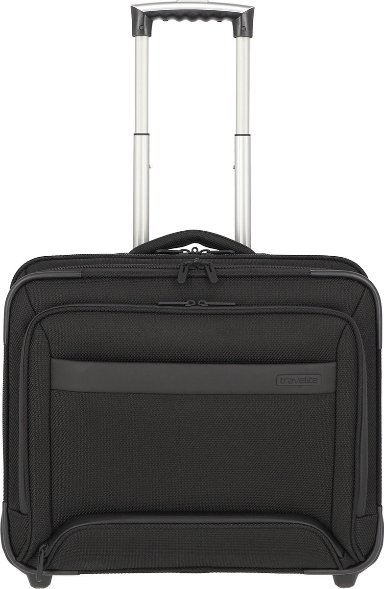 Travelite Meet 2-Wheel Business Trolley RFID 38 cm Przegroda na laptopa schwarz