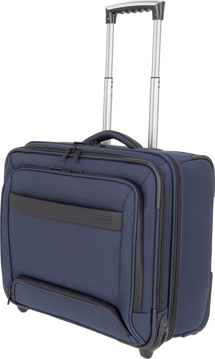 Travelite Meet 2-Wheel Business Trolley RFID 38 cm Przegroda na laptopa marine