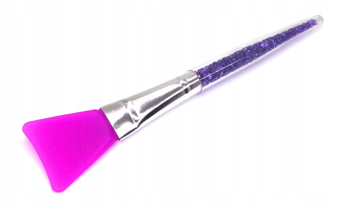 Pędzelek Silikonowy Prosty do Maseczek, Alg, Spa