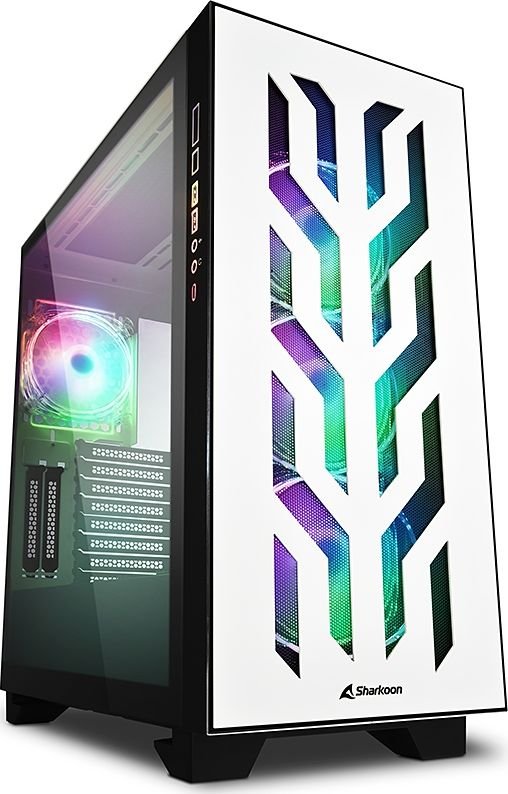 Sharkoon ELITE SHARK CA300T, big tower case (white, 2x tempered glass)