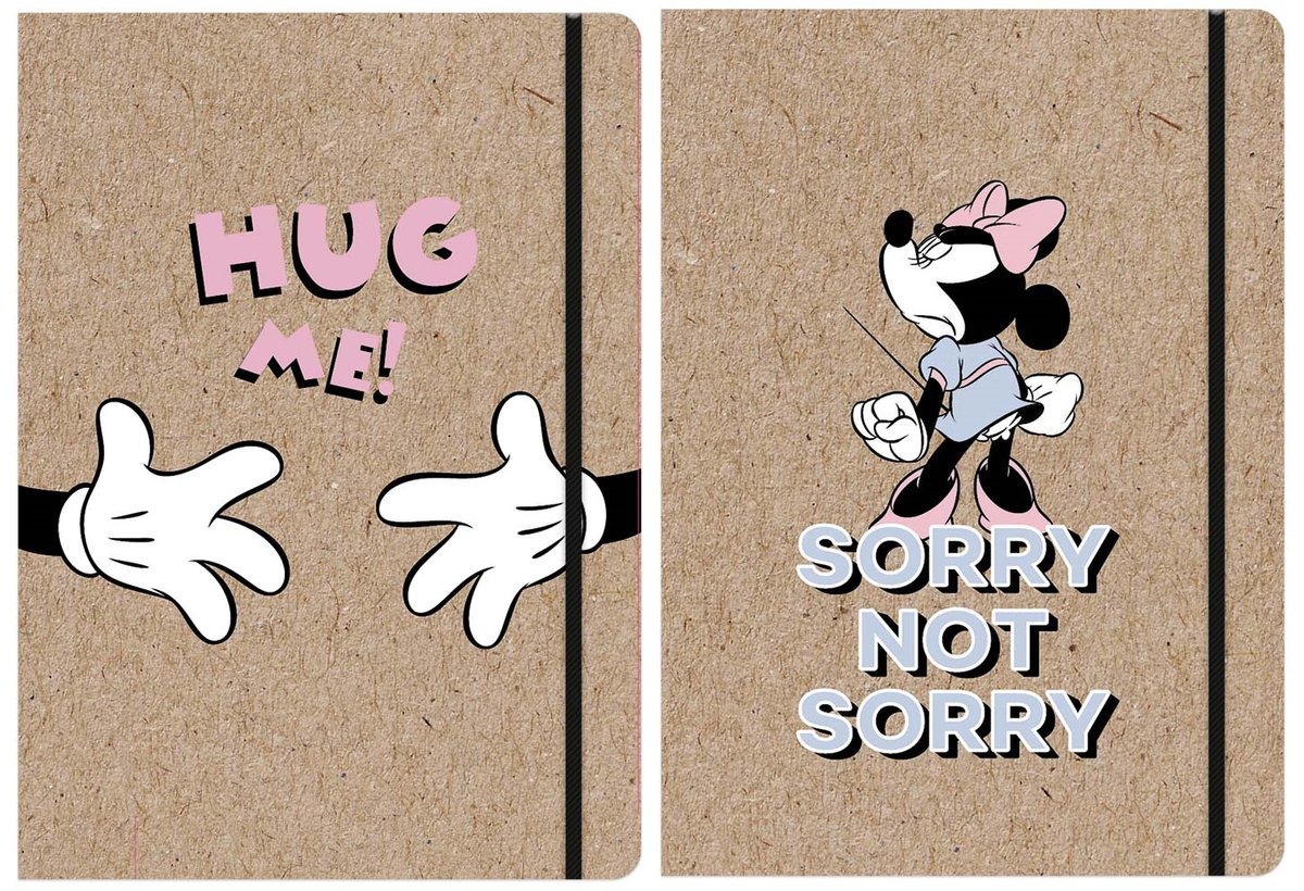 Beniamin Teczka z gumką A4 Minnie Mouse Kraft Liner -
