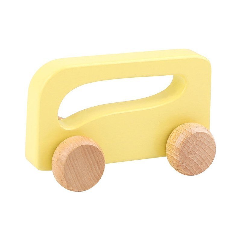 Tooky Toy TOOKY TOY Drewniane Autko Autobus do Pchania dla Dzieci 6970090040115