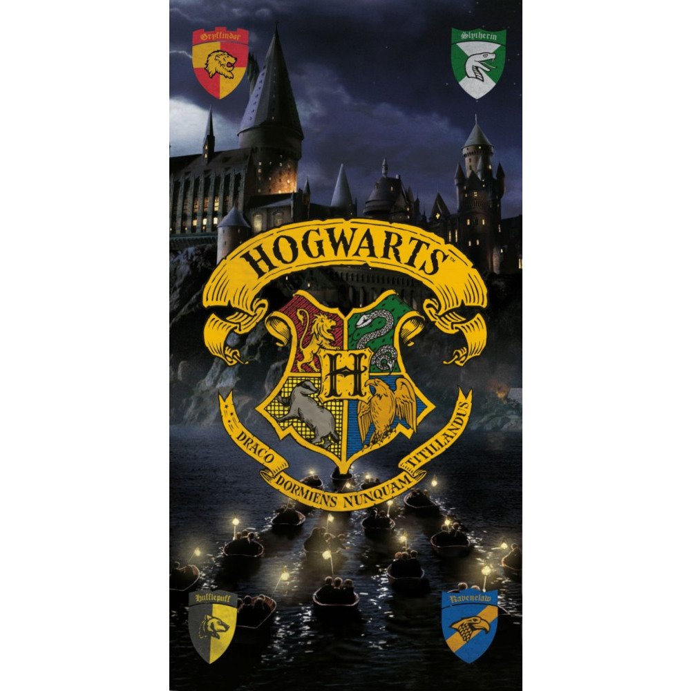 Ręcznik Kąpielowy Harry Potter Hogwarts 70X140 Cm