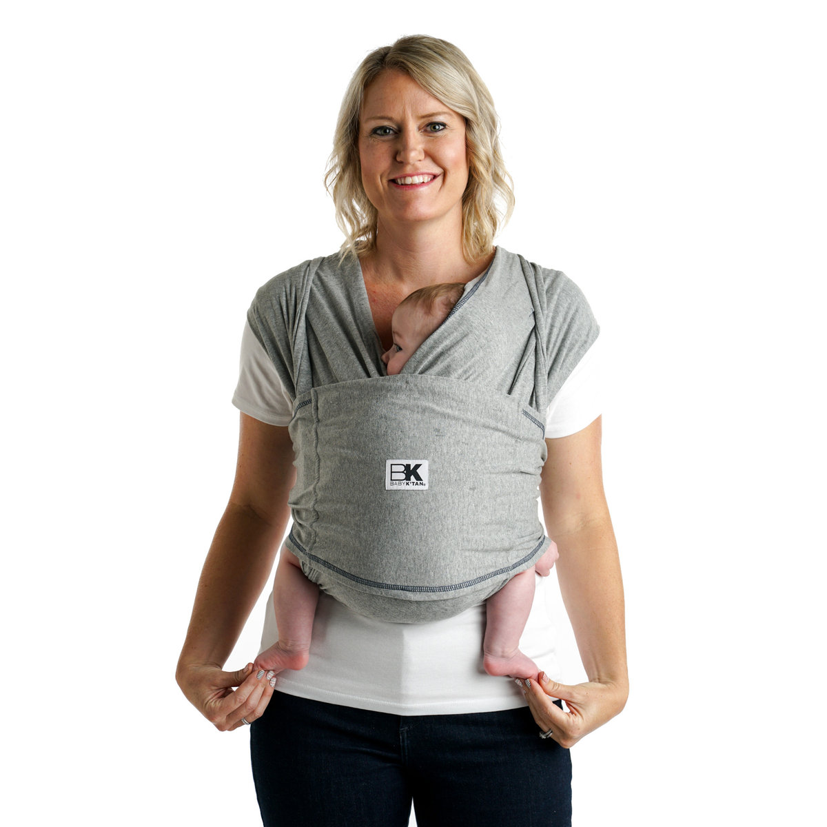 BABY K'TAN Chusta BABY K'TAN ORIGINAL - Heather Grey - Rozmiar M BKBC-HG-M