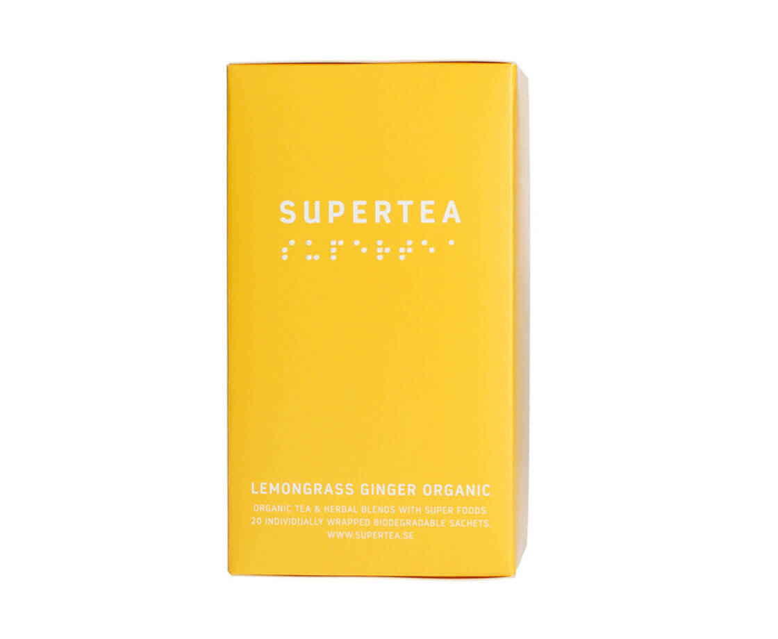 Teministeriet Teministeriet Supertea Lemongrass Ginger Organic Herbata 20 Torebek ST-LGO